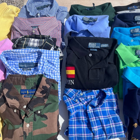 Polo shirts and sweaters
